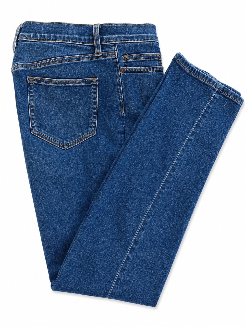 Lands' End Jeans Straight-Leg Blue size 8 - Picture 5 of 10